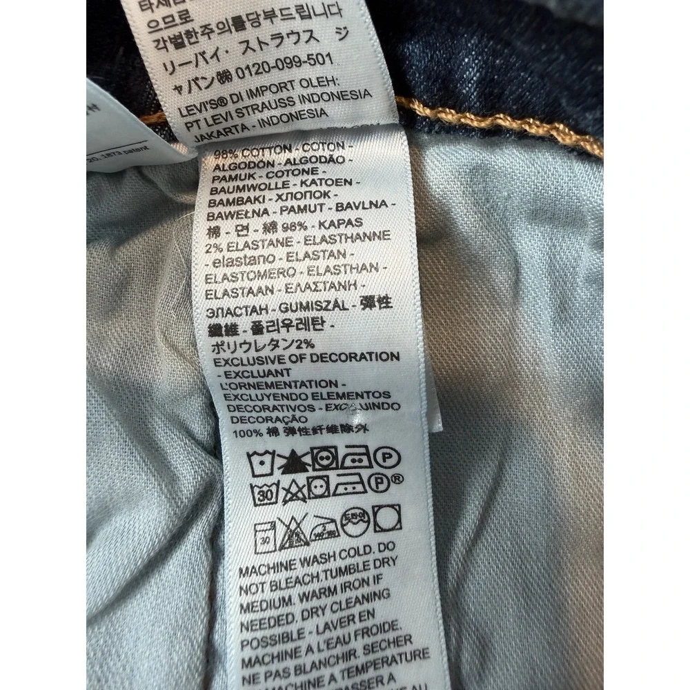 Levi's 559 Jeans‎ Men's 38x30 Blue Relaxed Straight Denim Classic Fit